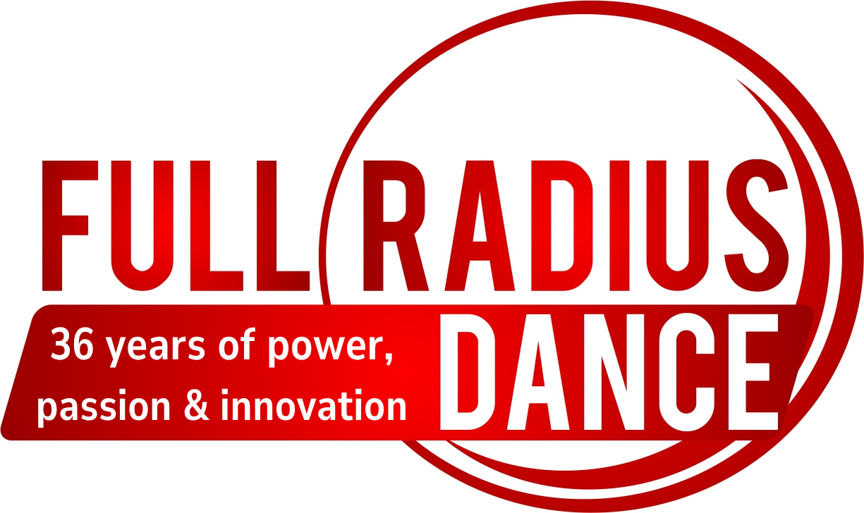 Full Radius Dance red and white logo