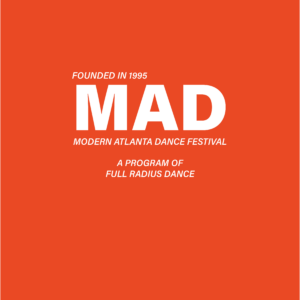 The red and white logo of the MAD Festival